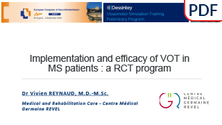DESS_ECNR_TN8_REYNAUD-Vivien_Implementation-and-efficacy-of-VOT-in-MS-patients---a-RCT-program